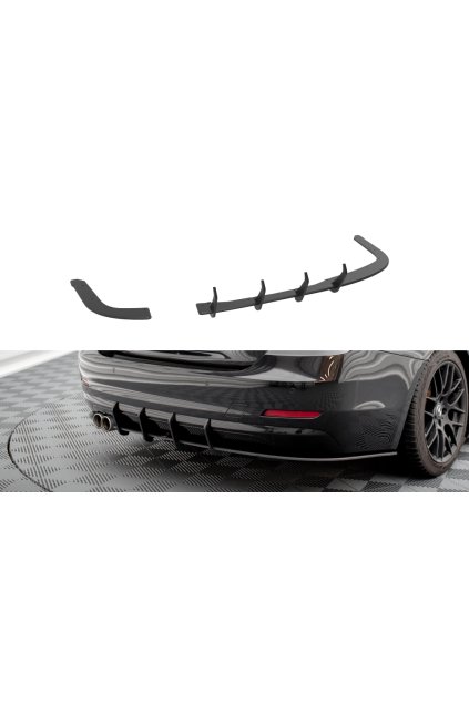 Maxton Design "Street Pro" difuzor zadního nárazníku pro BMW řada 4 F36, plast ABS bez povrchové úpravy
