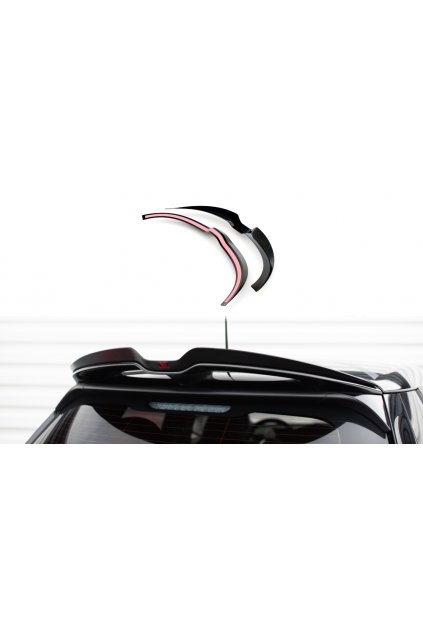 Maxton Design prodloužení spoileru pro Mini Cooper F56 JCW Facelift, černý lesklý plast ABS