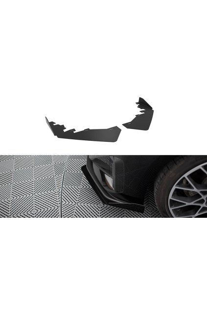 Maxton Design rohové spoilery pod přední nárazník pro BMW řada 2 G42 Standard, plast ABS bez povrchové úpravy