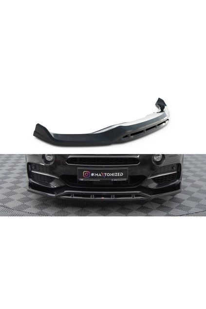Maxton Design spoiler pod přední nárazník ver.3 pro BMW X5 F15, černý lesklý plast ABS, M-Pack