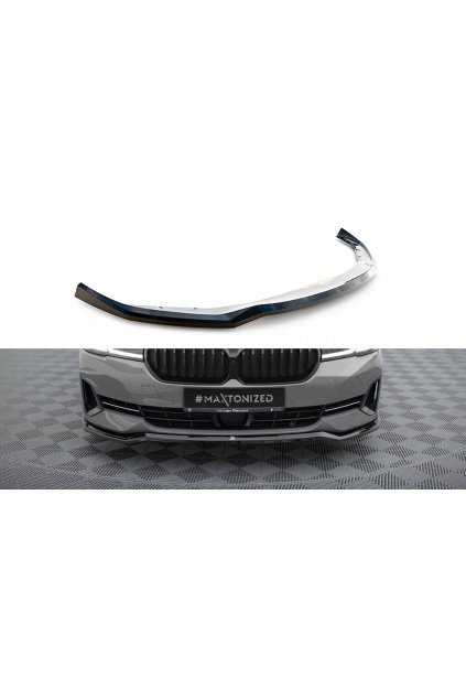 Maxton Design spoiler pod přední nárazník ver.2 pro BMW řada 5 G30 FL, G31 FL, černý lesklý plast ABS