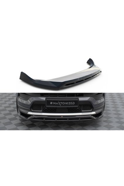 Maxton Design spoiler pod přední nárazník pro Jeep Compass Mk2 Facelift Limited, černý lesklý plast ABS