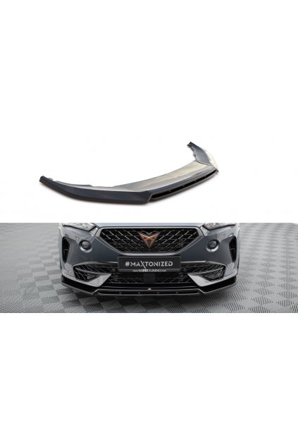 Maxton Design spoiler pod přední nárazník ver.5 pro Cupra Formentor Mk1, černý lesklý plast ABS