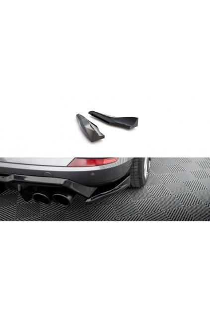 Maxton Design boční difuzory pod zadní nárazník ver.4 pro Cupra Formentor Mk1, černý lesklý plast ABS
