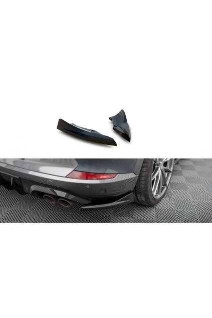 Maxton Design boční difuzory pod zadní nárazník ver.3 pro Cupra Formentor Mk1, černý lesklý plast ABS