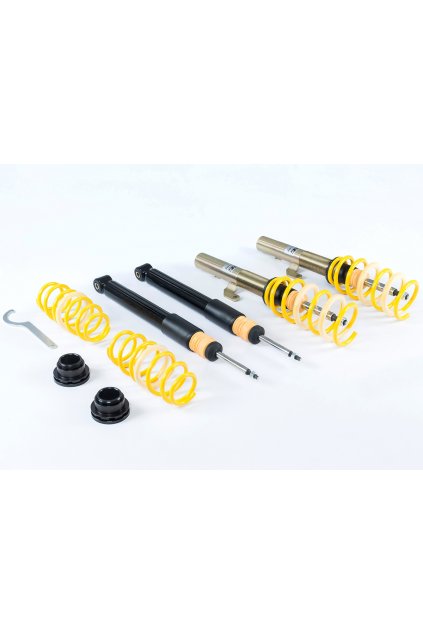 Výškově stavitelný podvozek ST Suspensions ST X, ST X pro Audi TT 8J, 8J3 max zatížení PN do 1035 kg, do 1060 kg, s prům. uchycení př. tl. 55 mm