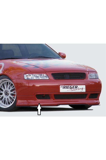 Rieger spoiler pod přední nárazník pro Audi A3 8L 3-dvéř., 5-dvéř., plast ABS bez povrchové úpravy, r.v. do 1999