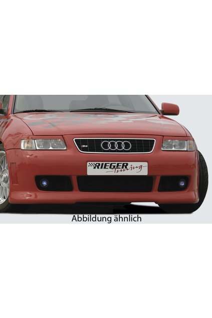 Rieger přední nárazník pro Audi A3 8L 3-dvéř., 5-dvéř., plast ABS bez povrchové úpravy, pro orig. masku S3, bez držáků originálních mlhových světel