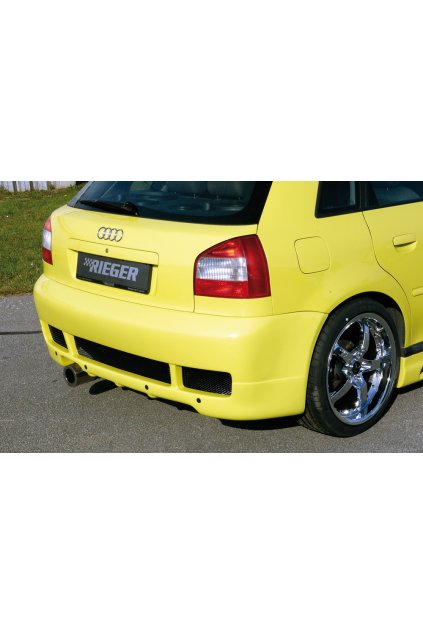 Rieger zadní nárazník pro Audi A3 8L 3-dvéř., 5-dvéř., plast ABS bez povrchové úpravy