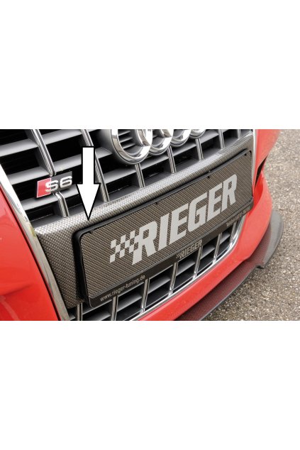 Rieger držák RZ pro Audi A3 8L 3-dvéř., 5-dvéř., plast ABS s povrchovou úpravou Carbon-Look