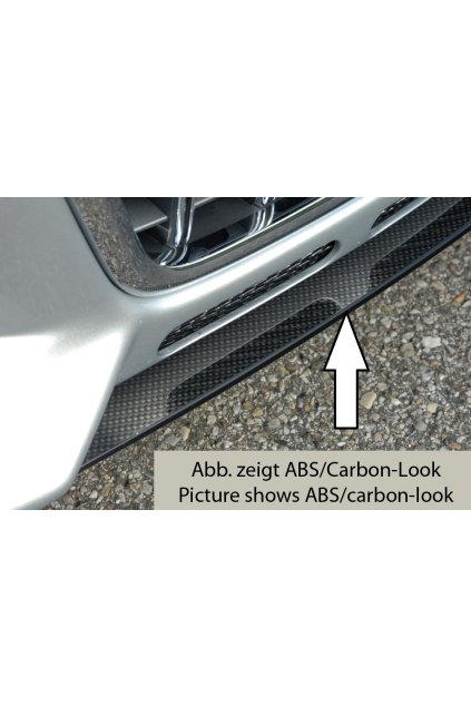 Rieger lipa pod přední nárazník Rieger pro Audi A3 8P 3-dvéř. před faceliftem, -05/05, plast ABS bez povrchové úpravy, pod přední nárazník Rieger obj. kód Y 00056750/51
