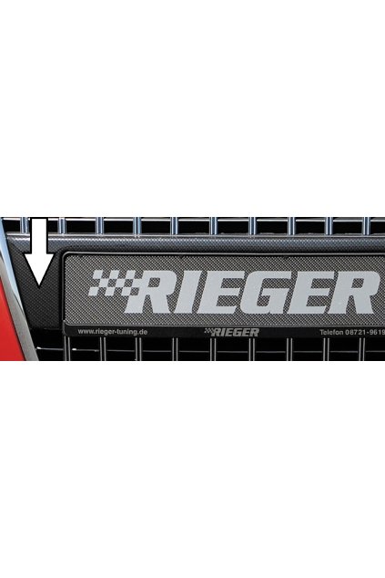 Rieger držák RZ pro Audi A3 8P 3-dvéř., 5-dvéř., Sportback, plast ABS s povrchovou úpravou Carbon-Look