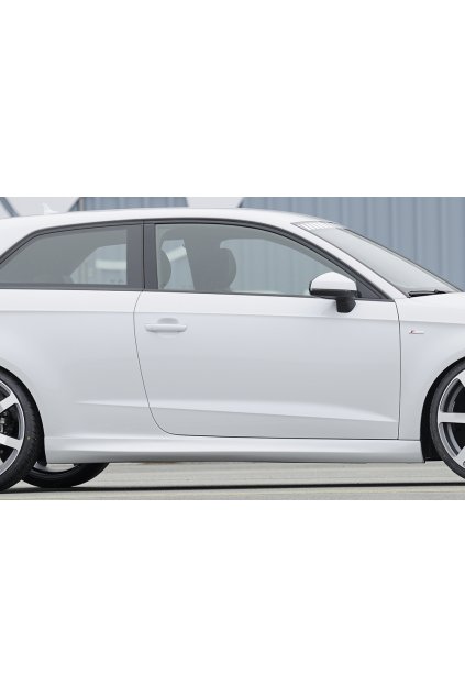 Rieger boční práh mont. strana pravá pro Audi A3 8V 3-dvéř. (convertible 8V7), 3-dvéř. (hatchback 8V1) vč. faceliftu, r.v. 07/12-08/16, 09/16-, plast ABS bez povrchové úpravy