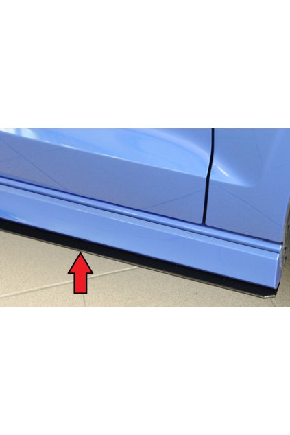 Rieger spoiler pod boční práh mont. strana pravá pro Audi A3 S3 8V 5-dvéř. (sedan 8VS) vč. faceliftu, r.v. 05/13-08/16, 09/16-, plast ABS bez povrchové úpravy