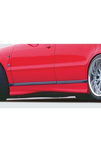 Rieger boční práh mont. strana pravá pro Audi A4 B5 avant, sedan, r.v. 11/94-98, 99-12/00, plast ABS bez povrchové úpravy, "flat version"