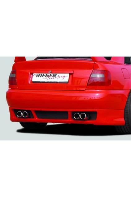 Rieger spoiler pod zadní nárazník RS4-Look pro Audi A4 B5 avant, sedan r.v. 11/94-98, plast ABS bez povrchové úpravy, 11/1994-1998