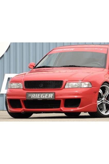 Rieger přední nárazník pro Audi A4 B5 avant, sedan, plast ABS bez povrchové úpravy, bez držáků originálních mlhových světel, mimo S4