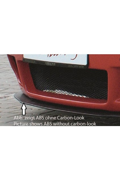 Rieger lipa pod přední nárazník Rieger pro Audi A4 B5 avant, sedan, 11/94-98, 99-12/00, plast ABS s povrchovou úpravou Carbon-Look