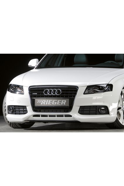 Rieger spoiler pod přední nárazník pro Audi A4 B8, B81 avant, sedan před faceliftem, r.v. 11/07-12/11, plast ABS bez povrchové úpravy, mimo S-Line