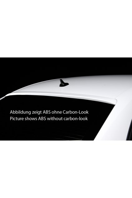 Rieger patka na zadní okno pro Audi A4 B8, B81 sedan vč. faceliftu, 01/12-, 11/07-12/11, plast ABS s povrchovou úpravou Carbon-Look