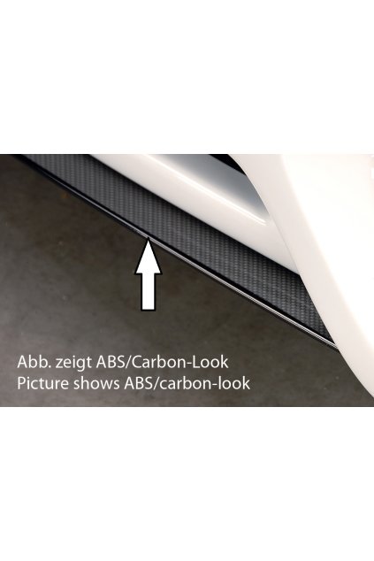 Rieger lipa pod přední nárazník Rieger pro Audi A5 B8, B81 kabriolet, kupé, Sportback před faceliftem, 06/07-07/11, plast ABS bez povrchové úpravy, pod přední spoiler Rieger obj. kód K 00055411