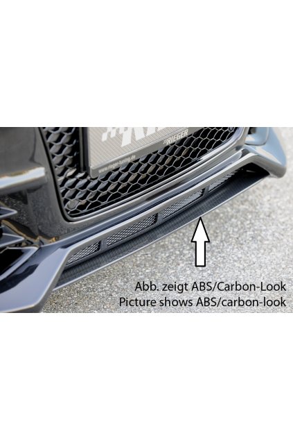Rieger lipa pod přední nárazník Rieger pro Audi A5 B8, B81 kabriolet, kupé, Sportback po faceliftu, 10/11-06/16, plast ABS bez povrchové úpravy, pod přední nárazník Rieger obj. kód K 00055460/61/62/63