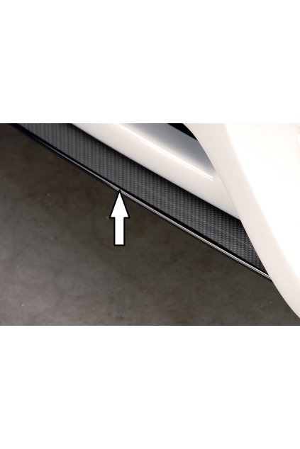 Rieger lipa pod přední nárazník Rieger pro Audi A5 B8, B81 kabriolet, kupé, Sportback před faceliftem, 06/07-07/11, plast ABS s povrchovou úpravou Carbon-Look, pod přední spoiler Rieger obj. kód K 00055401/06