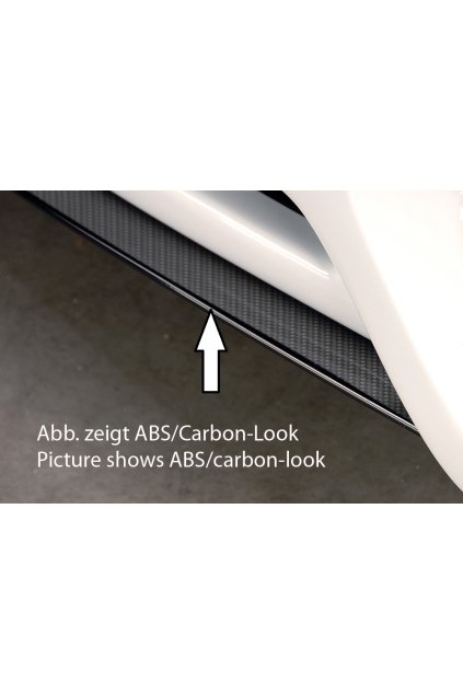 Rieger lipa pod přední nárazník Rieger pro Audi A5 S5 B8, B81 kabriolet, kupé, Sportback před faceliftem, 06/07-07/11, plast ABS bez povrchové úpravy, pod přední spoiler Rieger obj. kód K 00055401, K 00055406