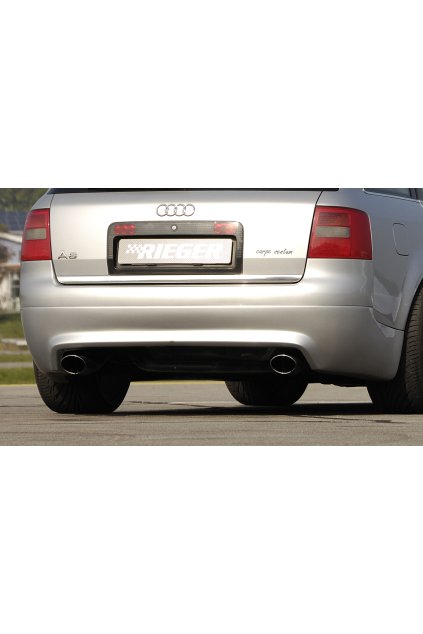Rieger spoiler pod zadní nárazník S6 Look pro Audi A6 4B avant po faceliftu r.v. 07/01-, plast ABS bez povrchové úpravy