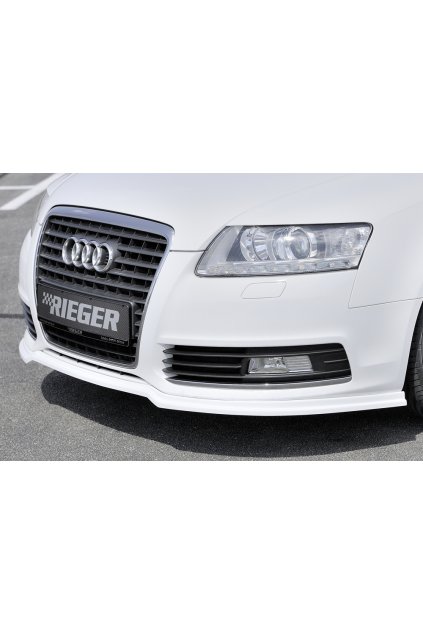 Rieger spoiler pod přední nárazník pro Audi A6 4F avant, sedan po faceliftu, r.v. 10/08-08/11, plast ABS bez povrchové úpravy