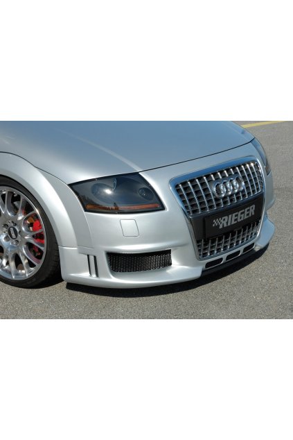 Rieger kompletní přední nárazník R-Frame pro Audi TT 8N kupé, roadster, plast ABS bez povrchové úpravy, s žebrováním, pro vozy s ostřikovači světlometů
