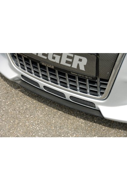 Rieger lipa pod přední nárazník Rieger pro Audi TT 8N kupé, roadster, plast ABS s povrchovou úpravou Carbon-Look, pod přední nárazník Rieger obj. kód Y 00055107/08/21/22