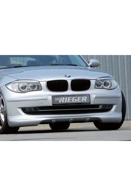 Rieger spoiler pod přední nárazník pro BMW řada 1 E87 4-dvéř. po faceliftu, r.v. 04/07-08/11, plast ABS bez povrchové úpravy