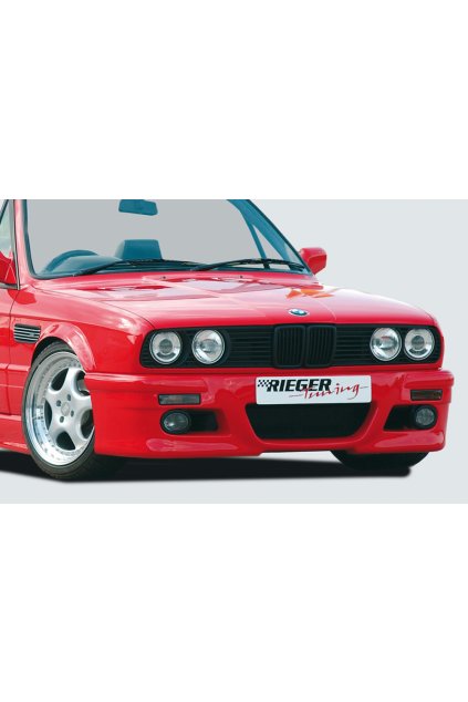 Rieger přední nárazník pro BMW řada 3 E30 kabriolet, kupé, sedan, touring, plast ABS bez povrchové úpravy