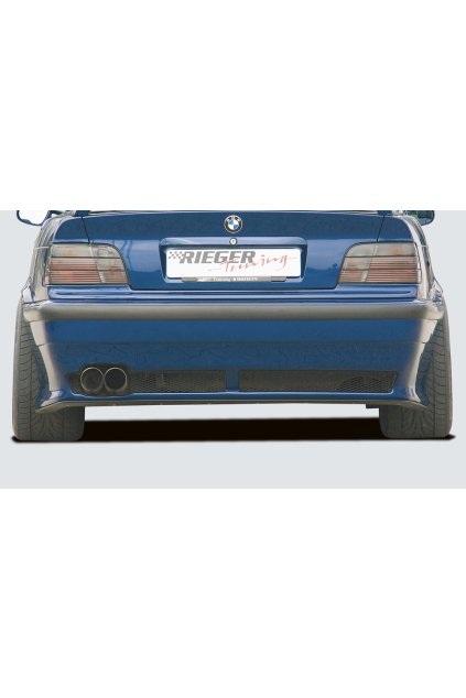 Rieger zadní nárazník pro BMW řada 3 E36 kabriolet, kupé, sedan, touring, plast ABS bez povrchové úpravy