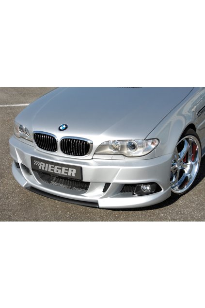Rieger přední nárazník pro BMW řada 3 E46 kabriolet, kupé vč. faceliftu, plast ABS bez povrchové úpravy