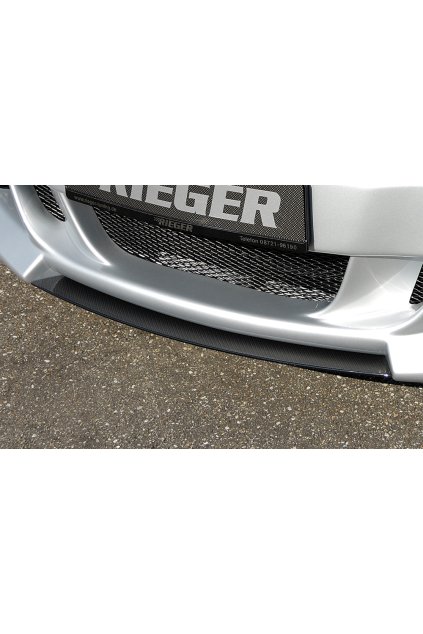 Rieger lipa pod přední nárazník Rieger pro BMW řada 3 E46 kabriolet, kupé, sedan, touring vč. faceliftu, 02/02-, 02/98-12/01, plast ABS s povrchovou úpravou Carbon-Look, pod přední nárazník Rieger obj. kód Y 00050411, Y 00050245