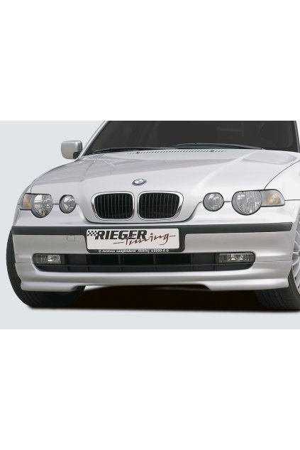 Rieger spoiler pod přední nárazník pro BMW řada 3 E46 compact po faceliftu, r.v. 02/02-, plast ABS bez povrchové úpravy
