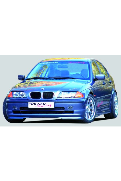 Rieger spoiler pod přední nárazník pro BMW řada 3 E46 sedan, touring před faceliftem, r.v. 02/98-12/01, plast ABS bez povrchové úpravy, pro vozy s M-Technic