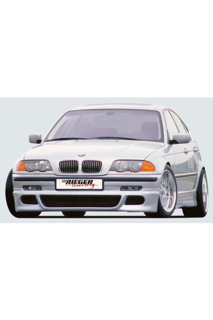 Rieger spoiler pod přední nárazník M5-Look pro BMW řada 3 E46 sedan, touring před faceliftem, r.v. 02/98-12/01, plast ABS bez povrchové úpravy