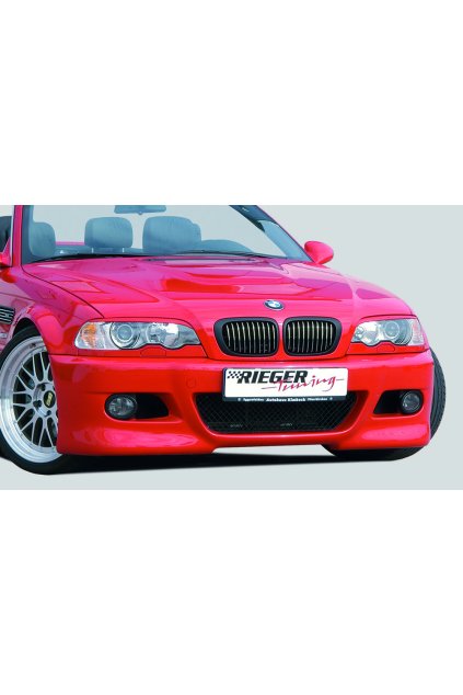 Rieger přední nárazník pro BMW řada 3 E46 sedan, touring, plast ABS bez povrchové úpravy, mimo diesel
