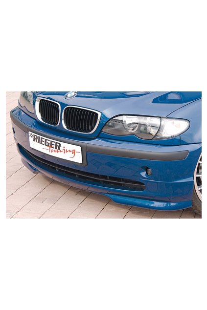 Rieger spoiler pod přední nárazník pro BMW řada 3 E46 sedan, touring po faceliftu, r.v. 02/02-, plast ABS bez povrchové úpravy