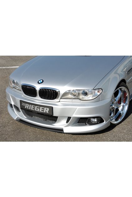 Rieger přední nárazník pro BMW řada 3 E46 sedan, touring vč. faceliftu, plast ABS bez povrchové úpravy