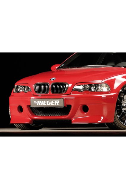 Rieger přední nárazník pro BMW řada 3 E46 M3 kabriolet, kupé, plast ABS bez povrchové úpravy