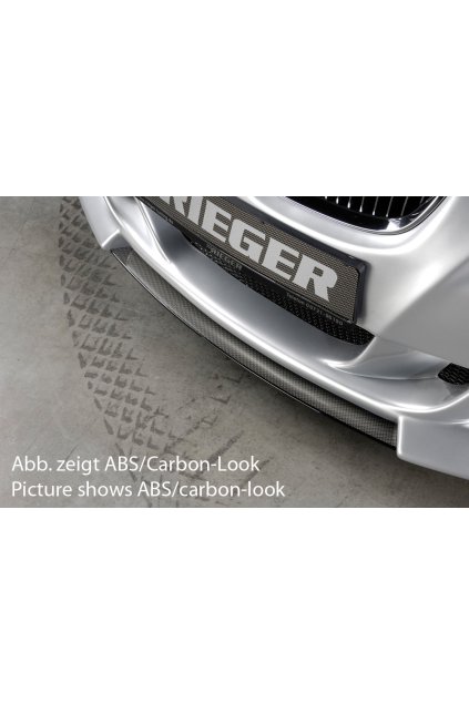 Rieger lipa pod přední nárazník Rieger pro BMW řada 3 E92, E93 kabriolet, kupé před faceliftem, 03/07-02/10, 09/06-02/10, plast ABS bez povrchové úpravy