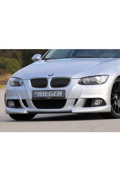 Rieger přední nárazník pro BMW řada 3 E92, E93 kabriolet, kupé před faceliftem, plast ABS bez povrchové úpravy, pro vozy s ostřikovači světlometů