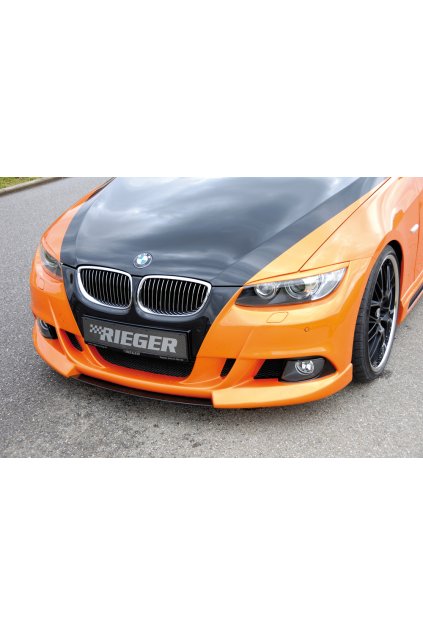 Rieger přední nárazník pro BMW řada 3 E92, E93 kabriolet, kupé před faceliftem, plast ABS bez povrchové úpravy, pro vozy s ostřikovači světlometů a parkovacím asistentem (PDC)