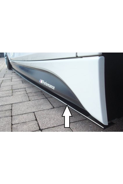 Rieger spoiler pod boční práh mont. strana levá pro BMW řada 3 F30, F31 sedan, touring vč. faceliftu, r.v. 02/12-06/15, 07/15-, 10/12-06/15, plast ABS bez povrchové úpravy