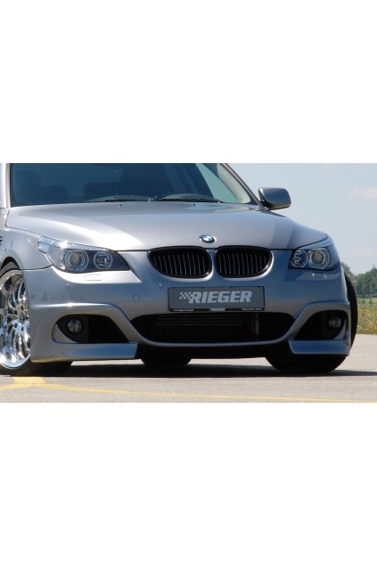 Rieger přední nárazník pro BMW řada 5 E60, E61 sedan, touring po faceliftu, plast ABS bez povrchové úpravy