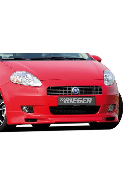 Rieger spoiler pod přední nárazník pro Fiat Grande Punto 199 3-dvéř., 5-dvéř., r.v. 10/05-, plast ABS bez povrchové úpravy
